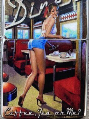 Vintage  Pinup Lighter